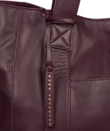 'Cranbrook' Blackberry Leather Tote Bag image 6