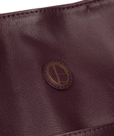 'Cranbrook' Blackberry Leather Tote Bag image 7