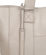 'Cranbrook' Dove Grey Leather Tote Bag image 6