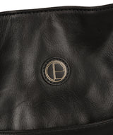 'Cranbrook' Vintage Black Leather Tote Bag image 6
