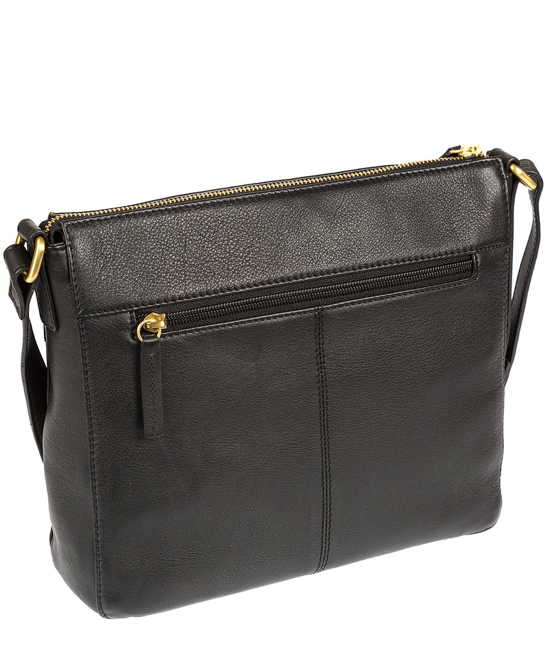 'Finola' Black Leather Bag