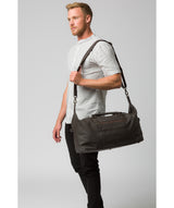 'Mallory' Brown Leather Holdall image 2