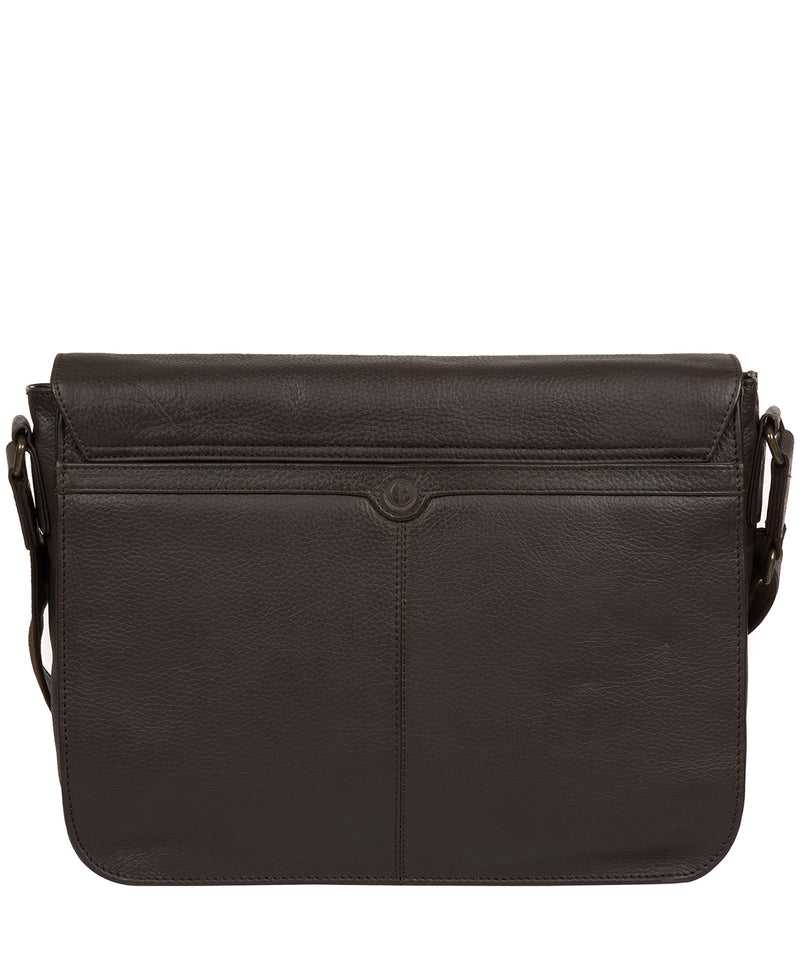'Lawrence' Brown Leather Messenger Bag