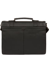 'Caxton' Black Leather Briefcase image 3