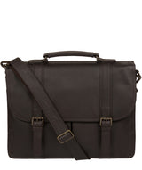 'Caxton' Brown Leather Briefcase image 1
