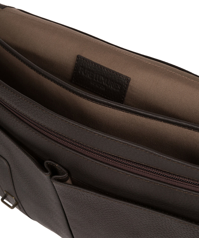'Caxton' Brown Leather Briefcase image 4