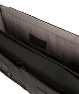 'Scott' Black Leather Workbag image 4