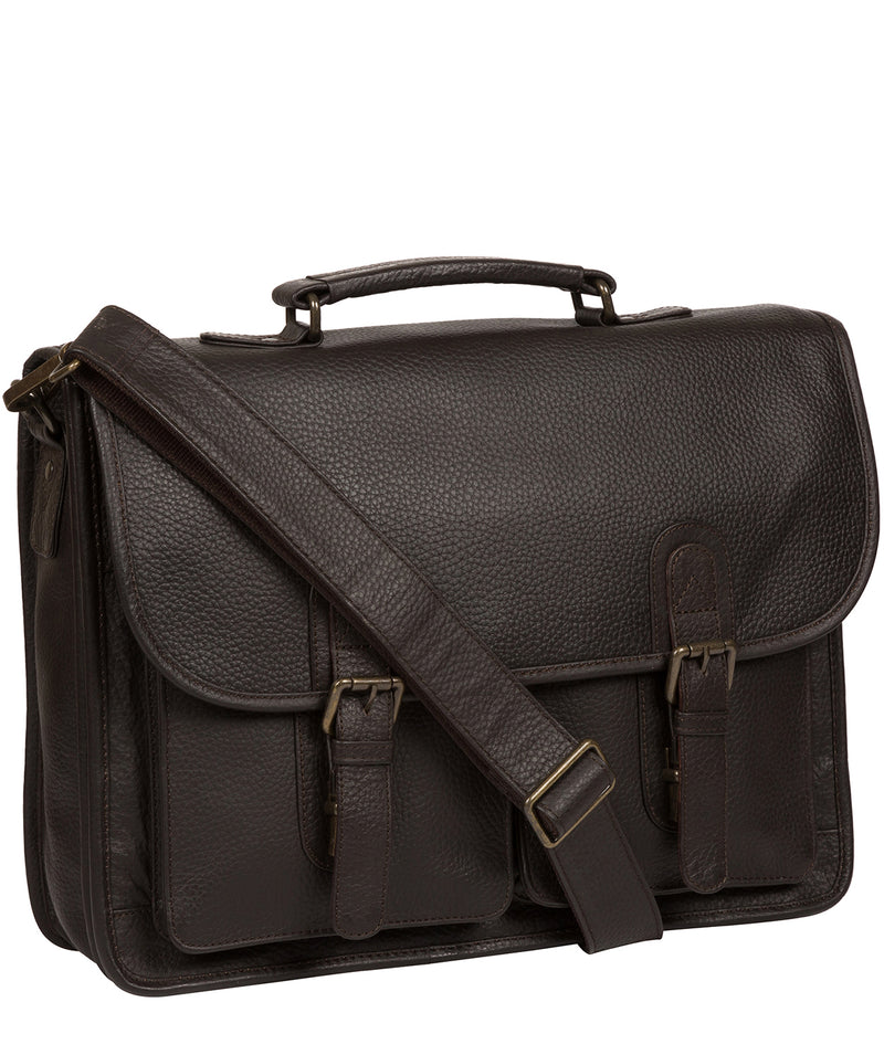 'Scott' Brown Leather Workbag image 5