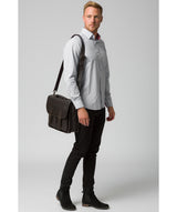 'Scott' Brown Leather Workbag image 7
