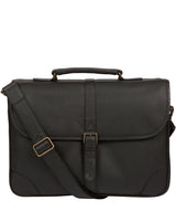'Wallace' Black Leather Briefcase image 1