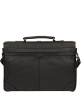 'Wallace' Black Leather Briefcase image 3