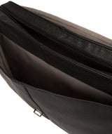 'Wallace' Black Leather Briefcase image 4
