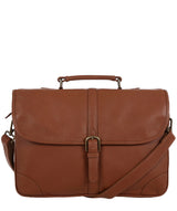 'Wallace' Chestnut Natural Leather Briefcase image 1