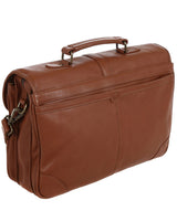'Wallace' Chestnut Natural Leather Briefcase image 6
