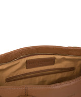 'Bexley' Dark Tan Leather Tote Bag