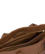 'Darley' Dark Tan Leather Handbag