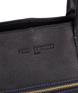 'Darley' Navy Leather & Gold-Coloured Detail Handbag