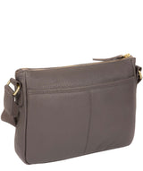'Guildford' Grey Leather Cross Body Bag