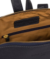 'Ingleby' Navy Leather Backpack
