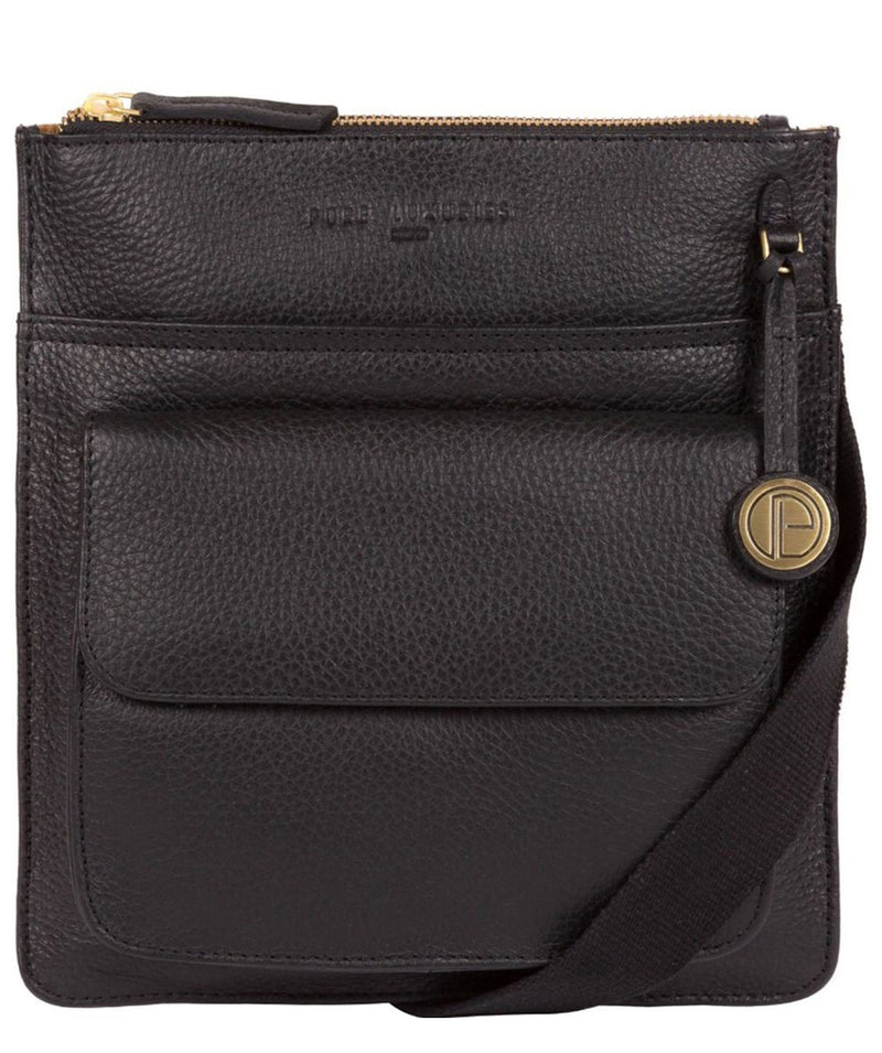 'Jarrow' Black & Gold-Coloured Detail Bag