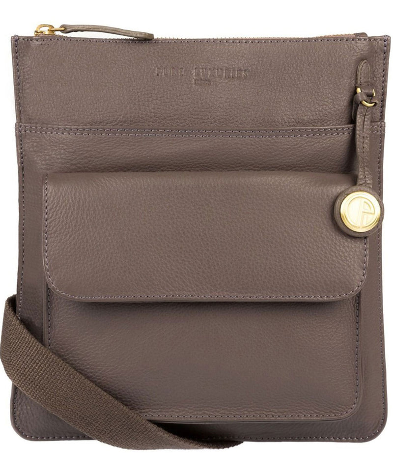 'Jarrow' Grey & Gold-Coloured Detail Bag