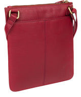 'Topaz' Red Leather Cross Body Bag image 3