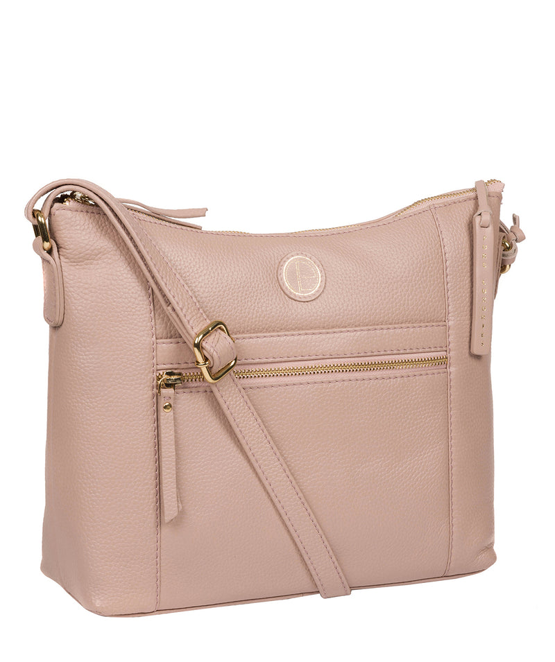'Sequoia' Blush Pink Leather Shoulder Bag image 5