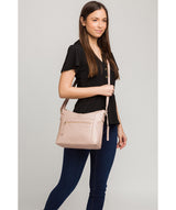 'Sequoia' Blush Pink Leather Shoulder Bag image 2