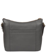'Sequoia' Grey Leather Shoulder Bag image 3