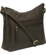 'Sequoia' Olive Leather Shoulder Bag image 5