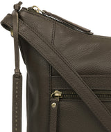 'Sequoia' Olive Leather Shoulder Bag image 6
