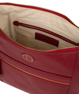 'Sequoia' Red Leather Shoulder Bag Pure Luxuries London