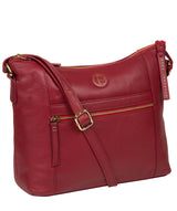 'Sequoia' Red Leather Shoulder Bag image 5