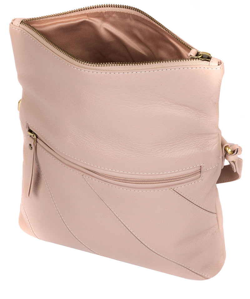 'Korin' Blush Pink Leather Cross Body Bag image 4