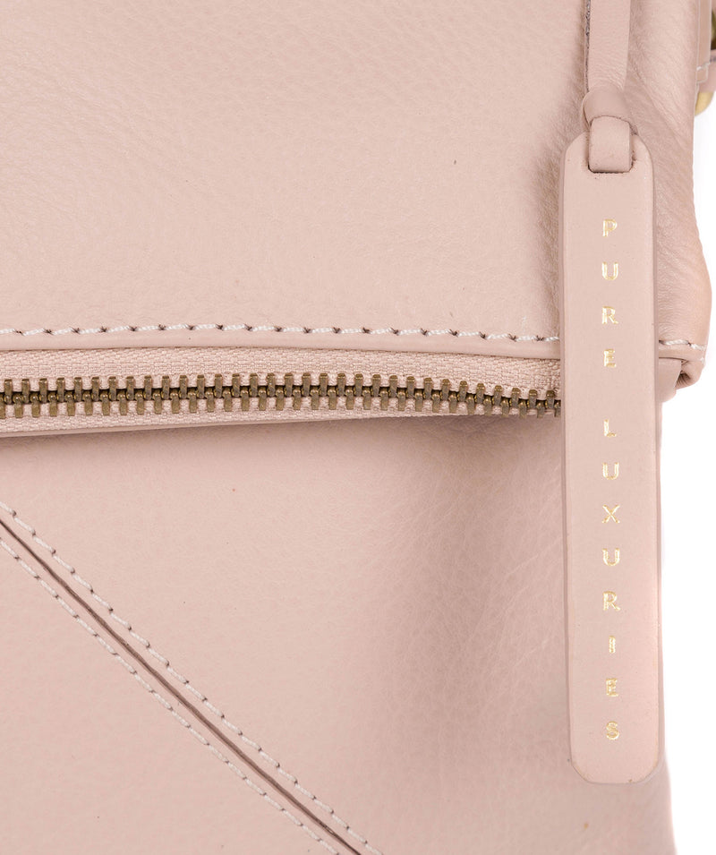 'Korin' Blush Pink Leather Cross Body Bag image 5