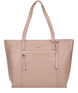 'Skye' Blush Pink Leather Tote Bag Pure Luxuries London
