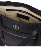 'Skye' Navy Leather Tote Bag Pure Luxuries London