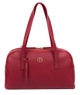 'Pitunia' Red Leather Handbag image 1