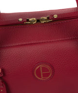 'Pitunia' Red Leather Handbag image 6