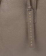 'Pitunia' Taupe Leather Handbag