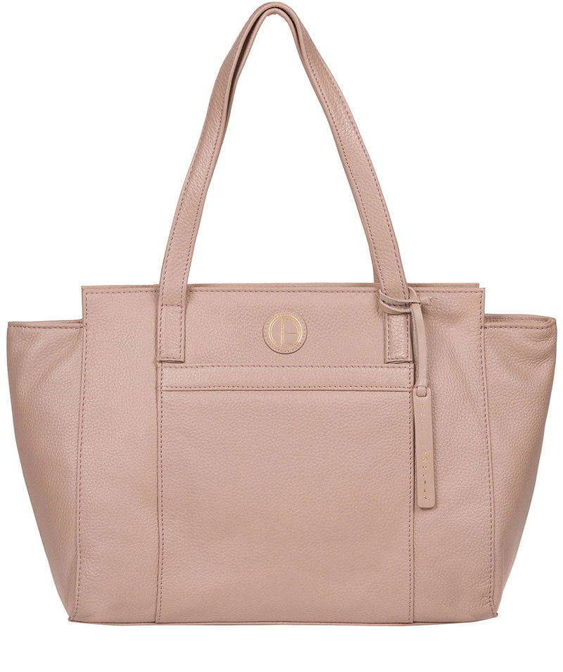 'Dusk' Blush Pink Leather Handbag