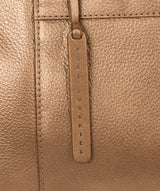 'Dusk' Bronze Gold Leather Shoulder Bag image 5