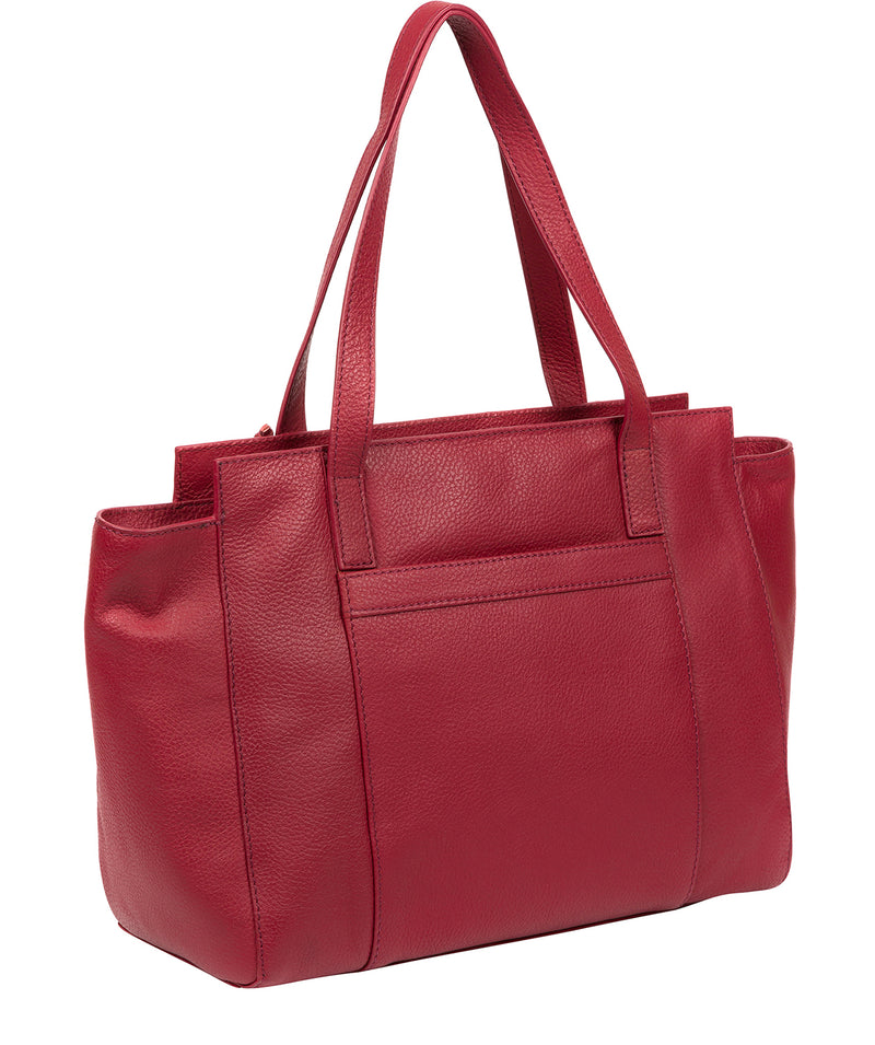 'Dusk' Red Leather Shoulder Bag image 3