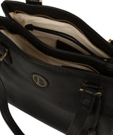'Milana' Black Leather Handbag image 4