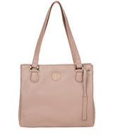 'Milana' Blush Pink Leather Handbag image 1