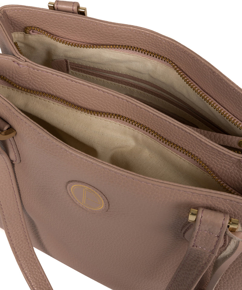 'Milana' Blush Pink Leather Handbag image 4