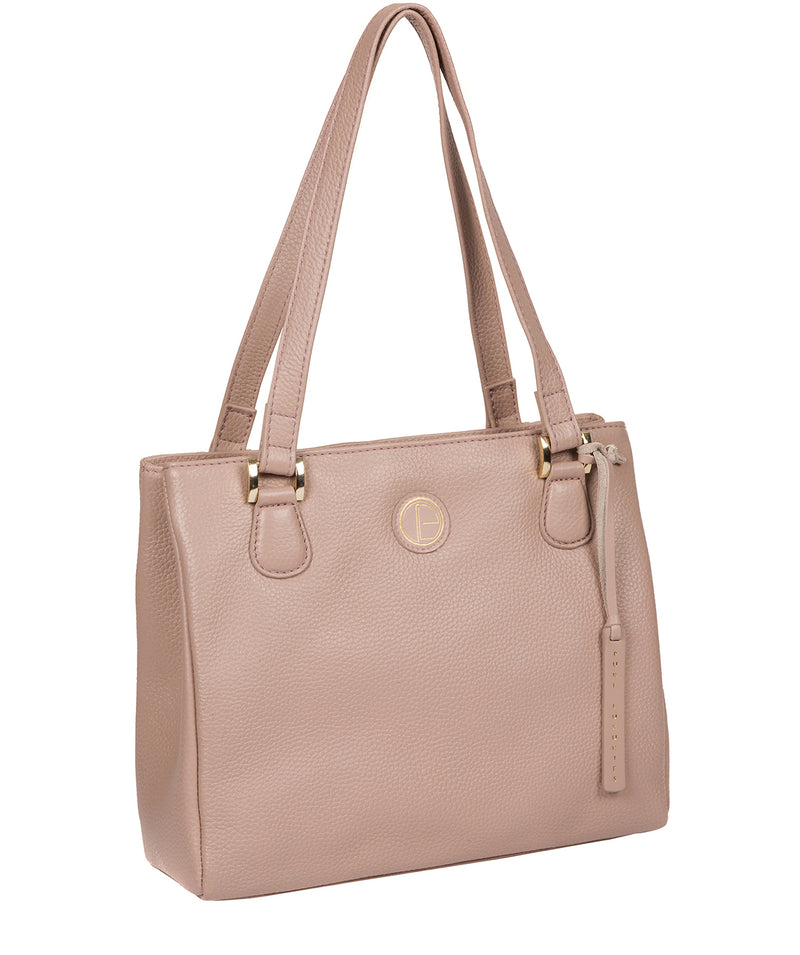 'Milana' Blush Pink Leather Handbag image 5