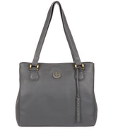 'Milana' Grey Leather Handbag image 1