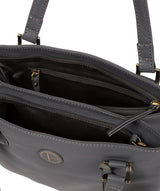 'Milana' Grey Leather Handbag image 4