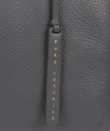 'Milana' Grey Leather Handbag image 5